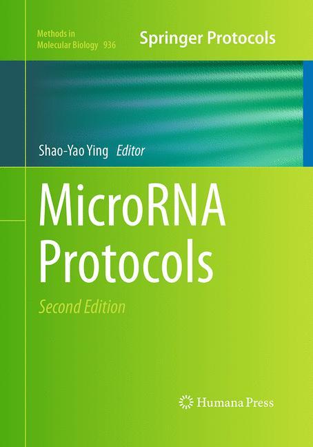 MicroRNA Protocols