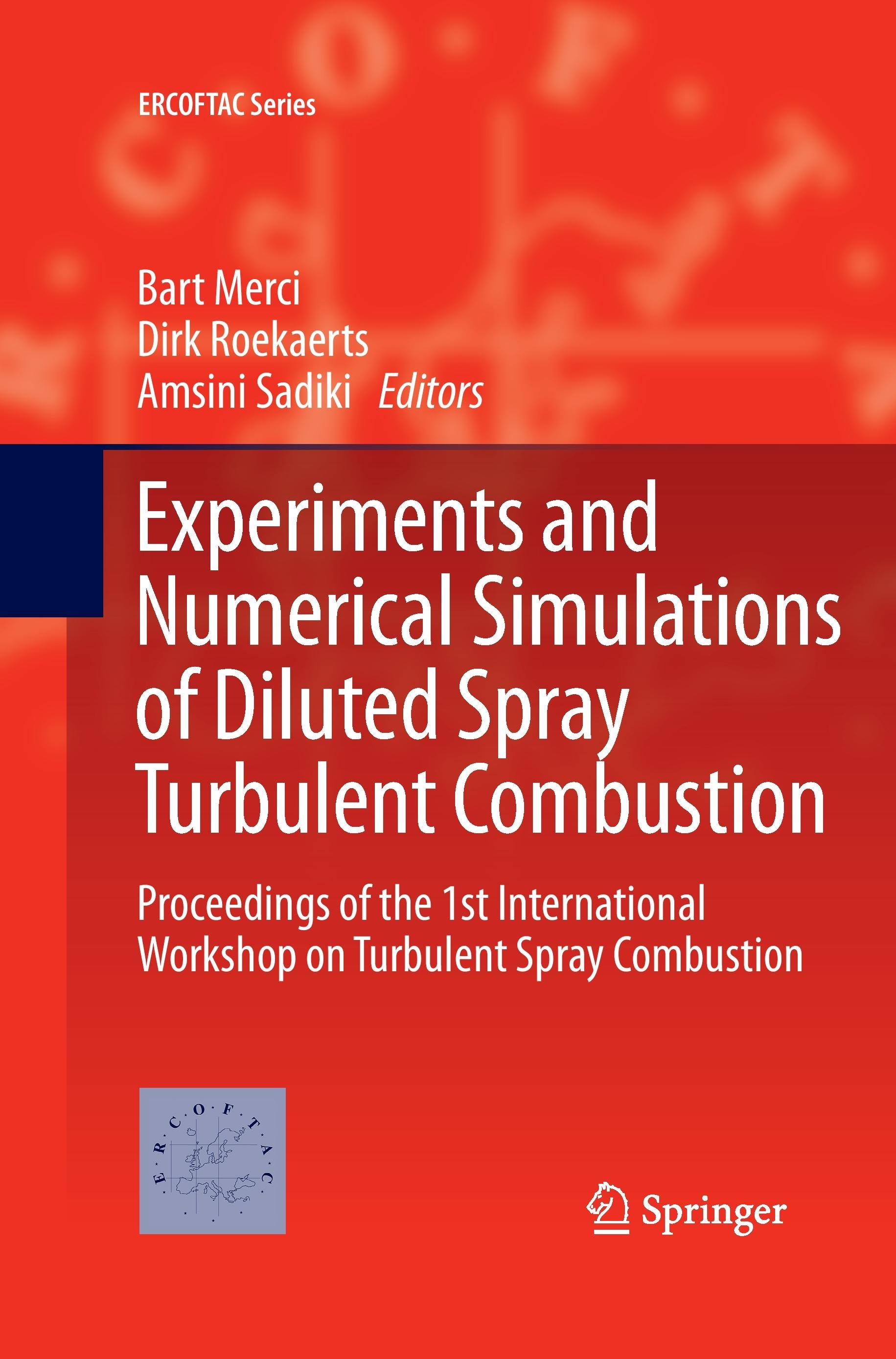 Experiments and Numerical Simulations of Diluted Spray Turbulent Combustion