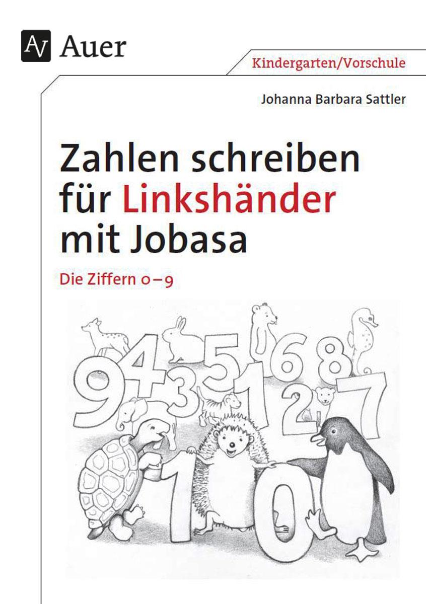 Zahlen schreiben für Linkshänder mit Jobasa