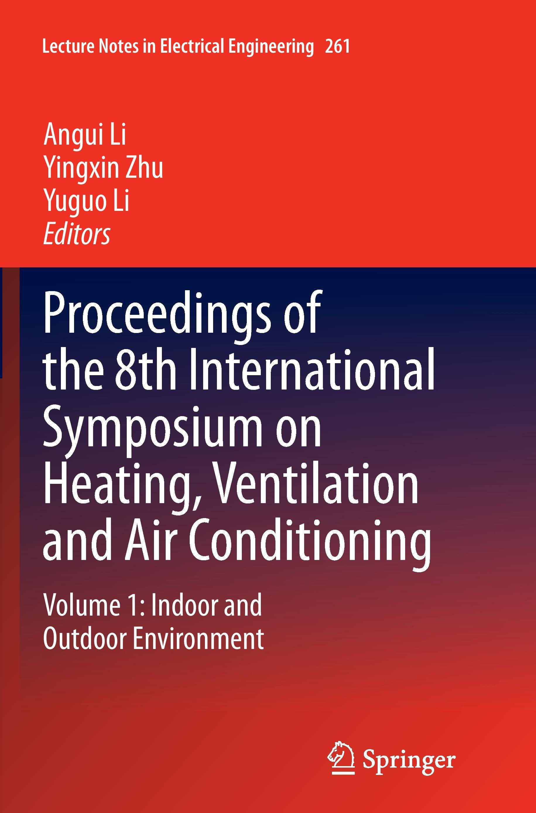 Proceedings of the 8th International Symposium on Heating, Ventilation and Air Conditioning