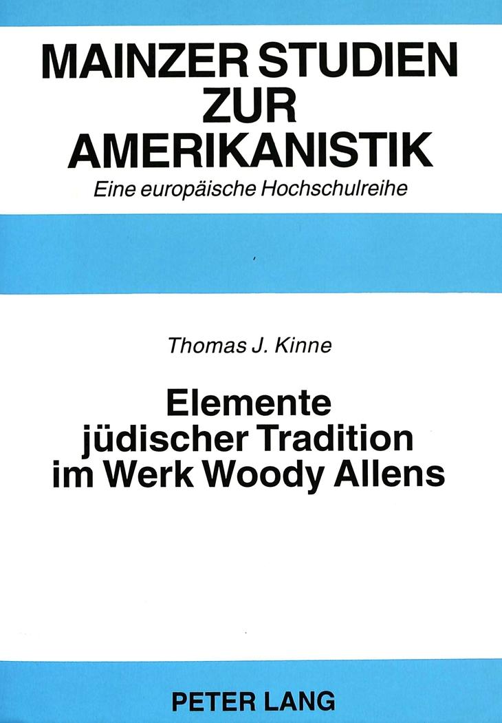 Elemente jüdischer Tradition im Werk Woody Allens