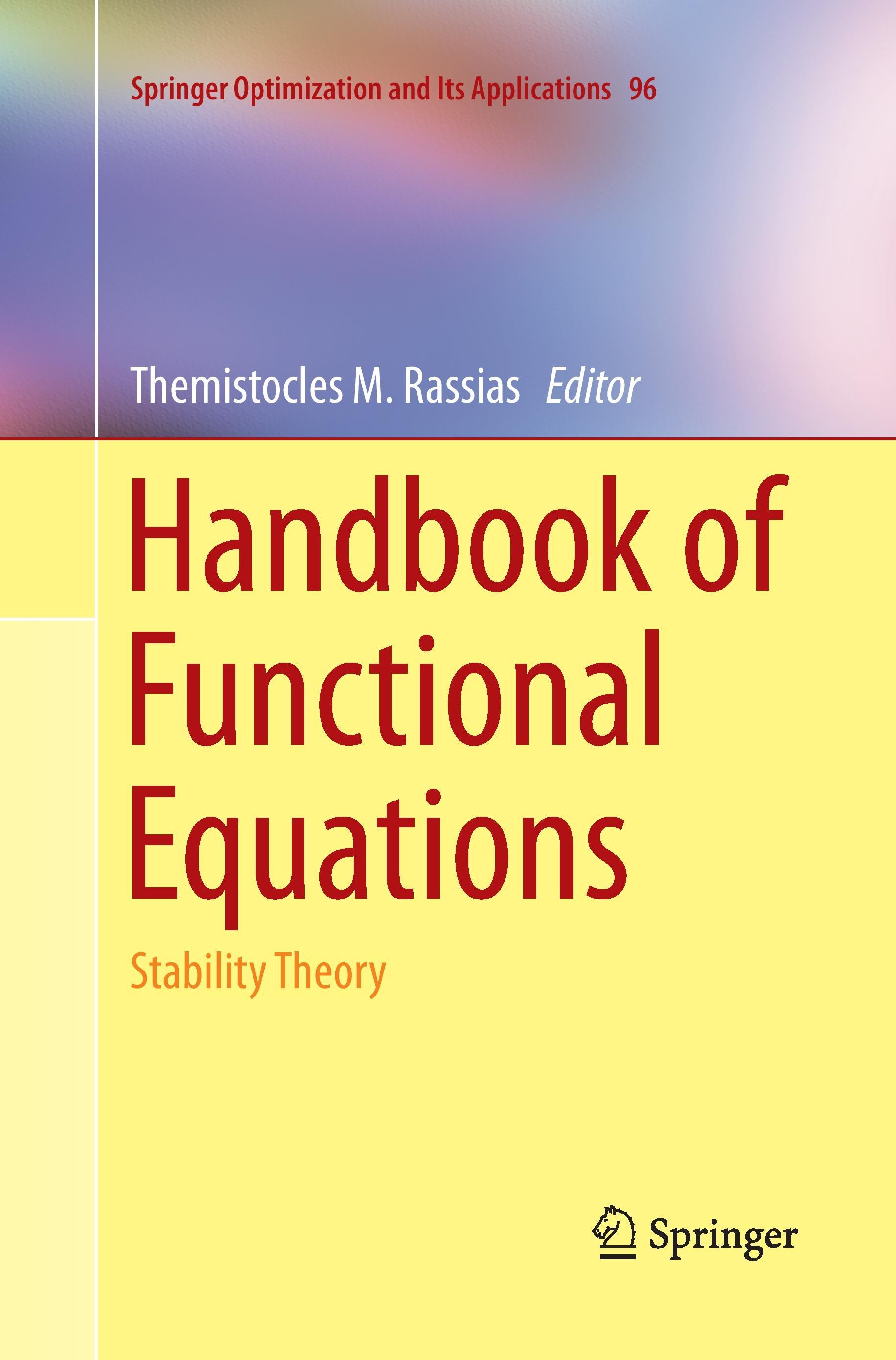 Handbook of Functional Equations