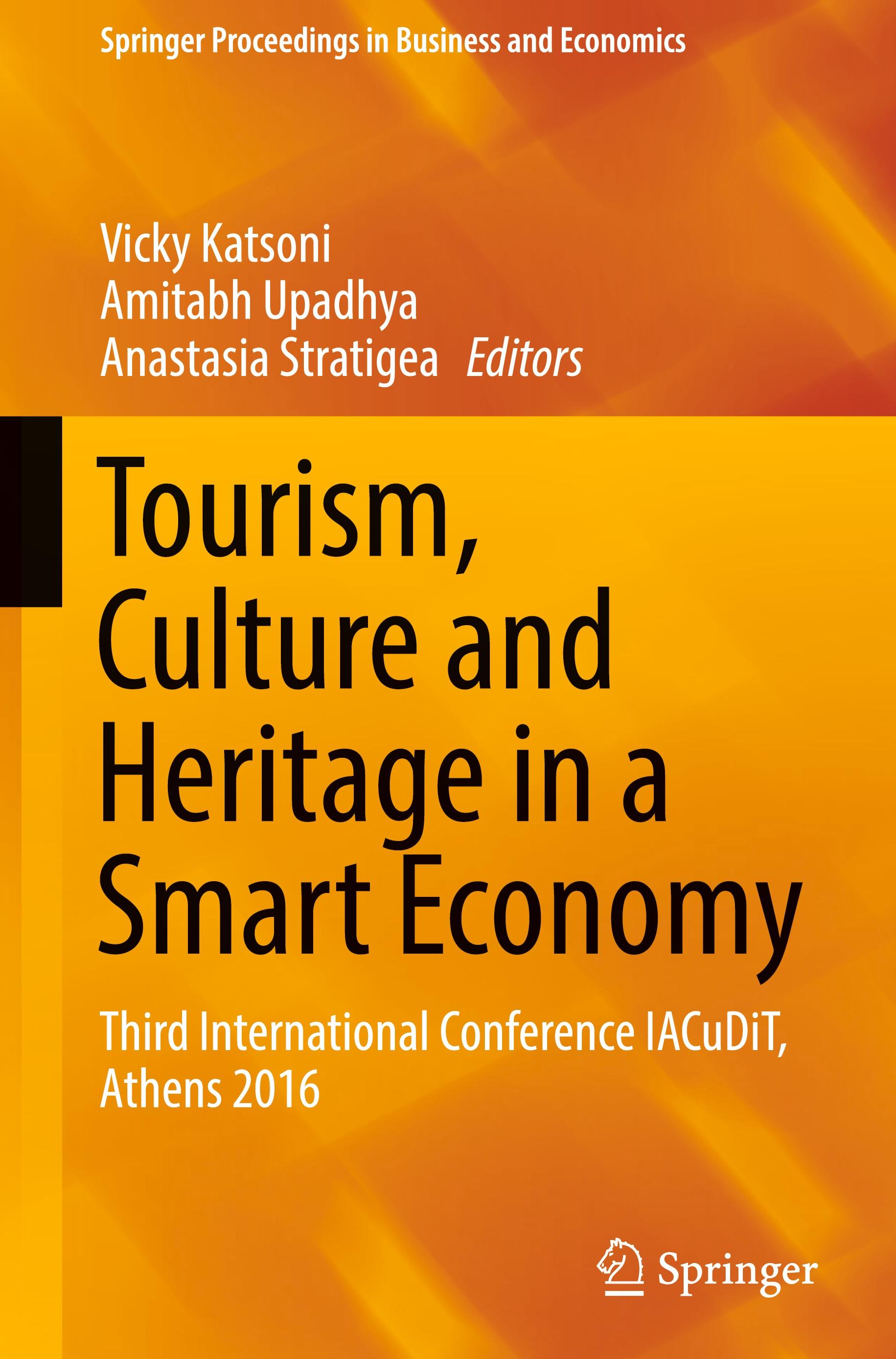 Tourism, Culture and Heritage in a Smart Economy