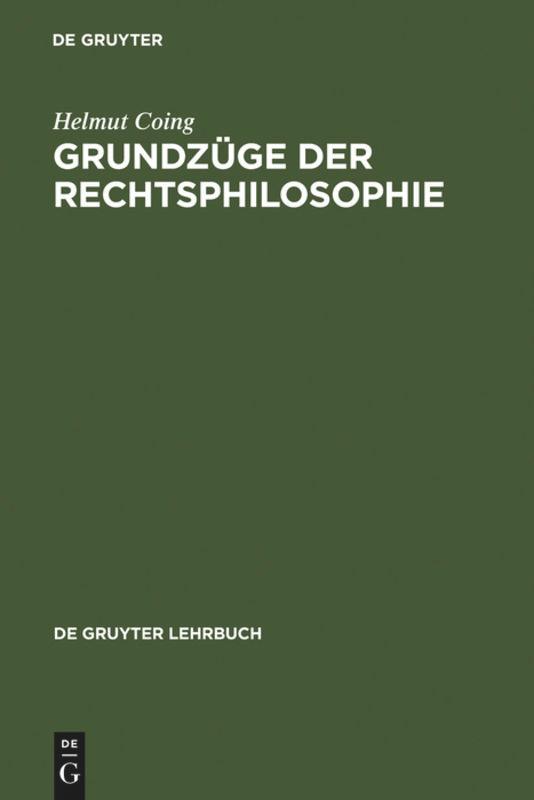 Grundzüge der Rechtsphilosophie