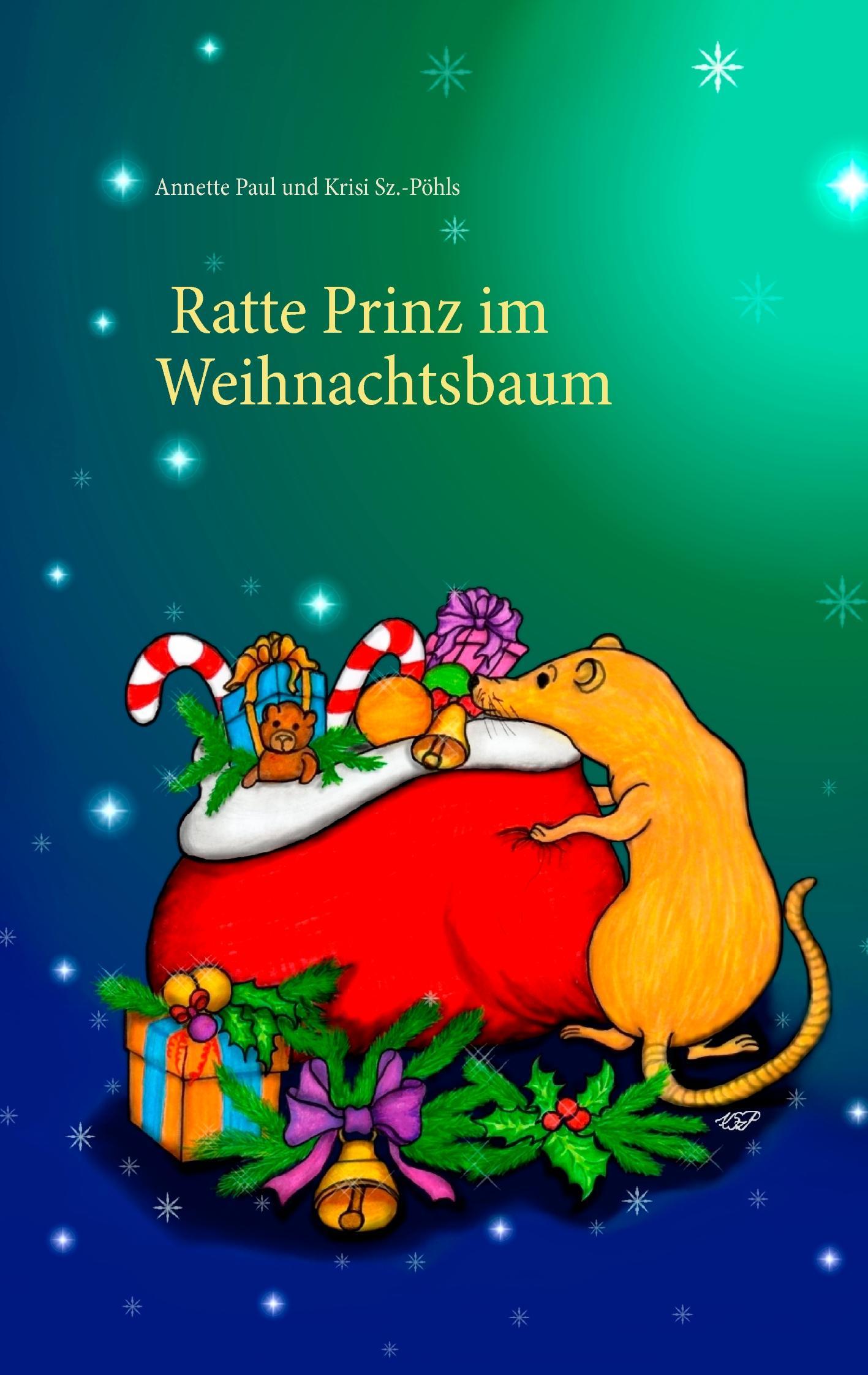 Ratte Prinz im Weihnachtsbaum