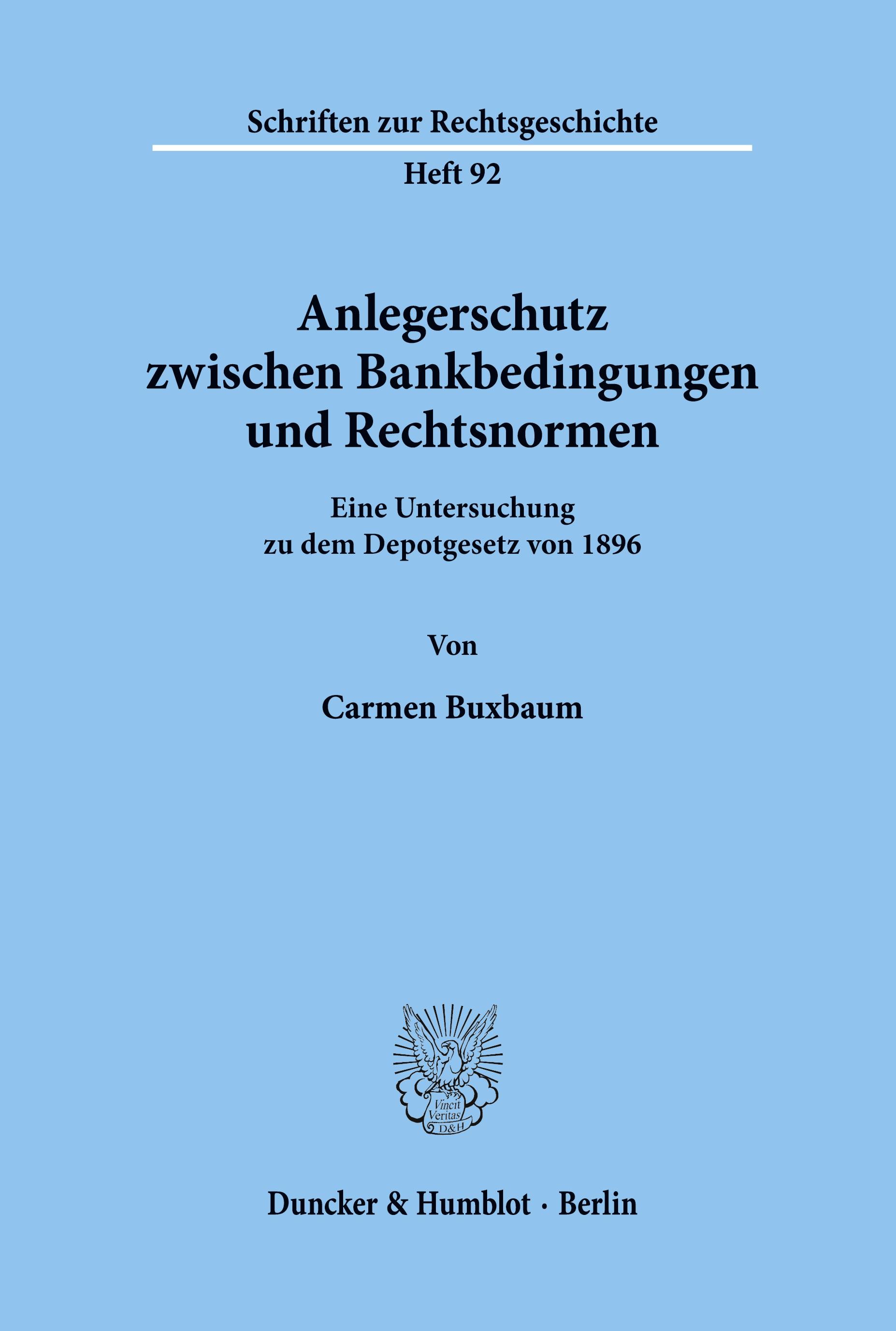 Anlegerschutz zwischen Bankbedingungen und Rechtsnormen.