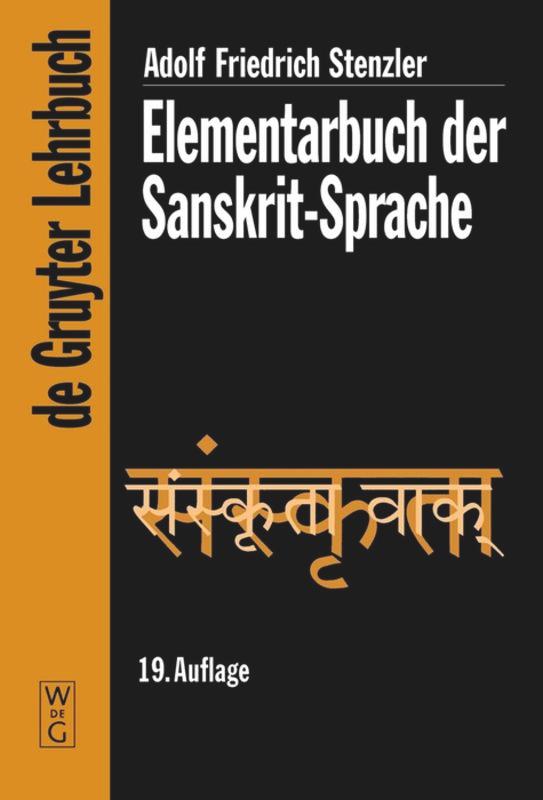 Elementarbuch der Sanskrit-Sprache