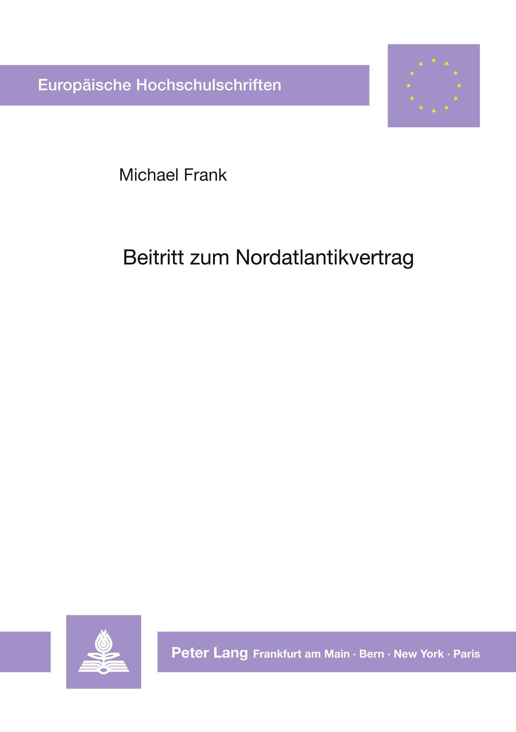 Beitritt zum Nordatlantikvertrag