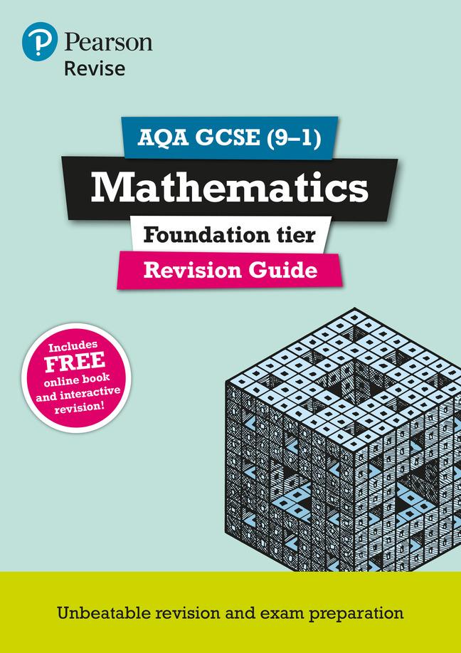 Pearson REVISE AQA GCSE Maths (Foundation) Revision Guide: incl. online revision, quizzes and videos - for 2025 and 2026 exams