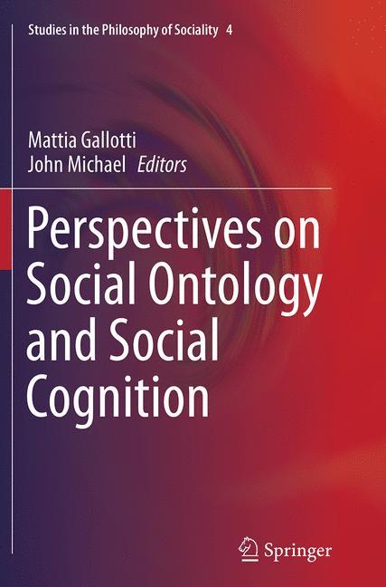 Perspectives on Social Ontology and Social Cognition