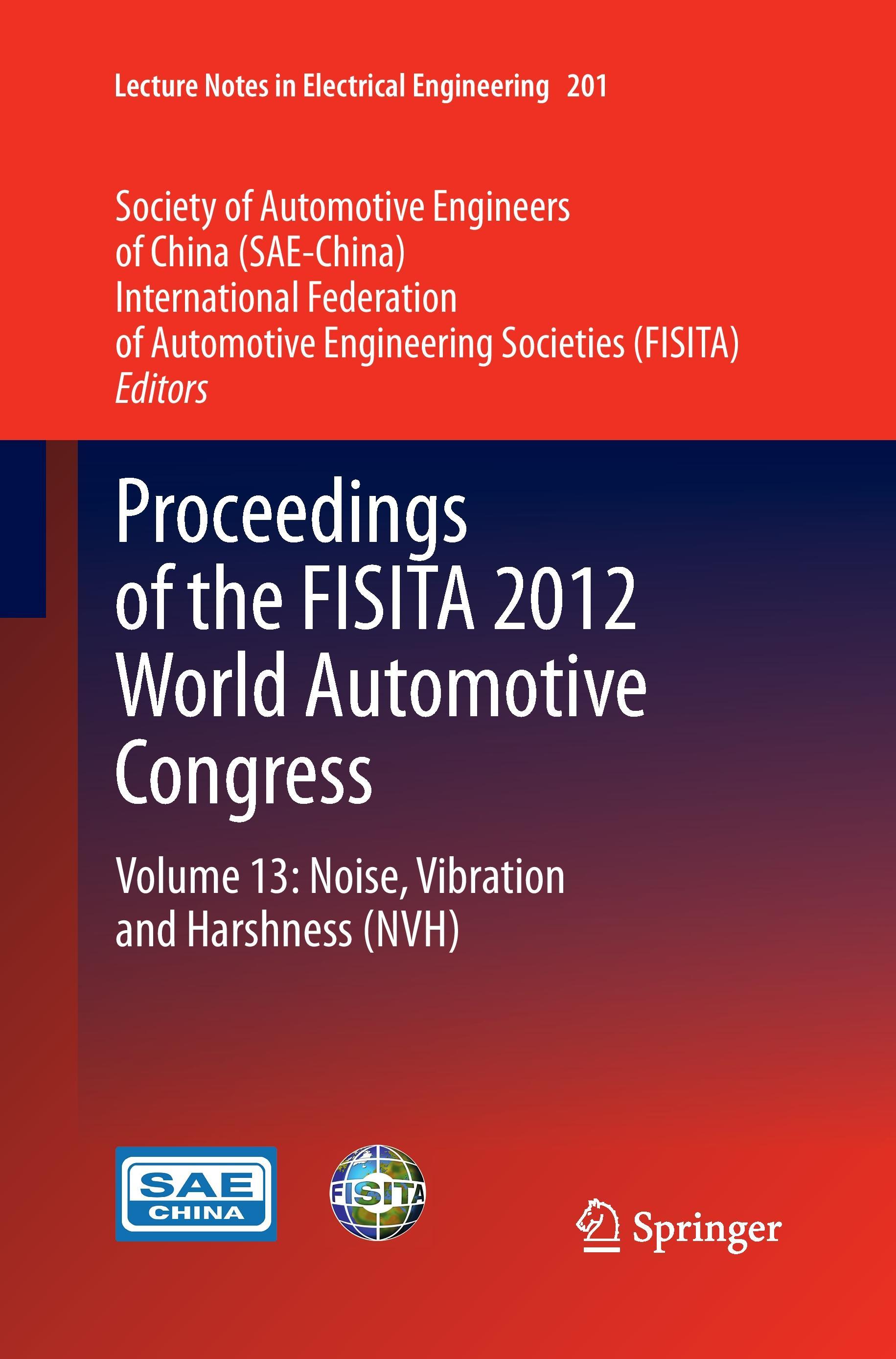 Proceedings of the FISITA 2012 World Automotive Congress