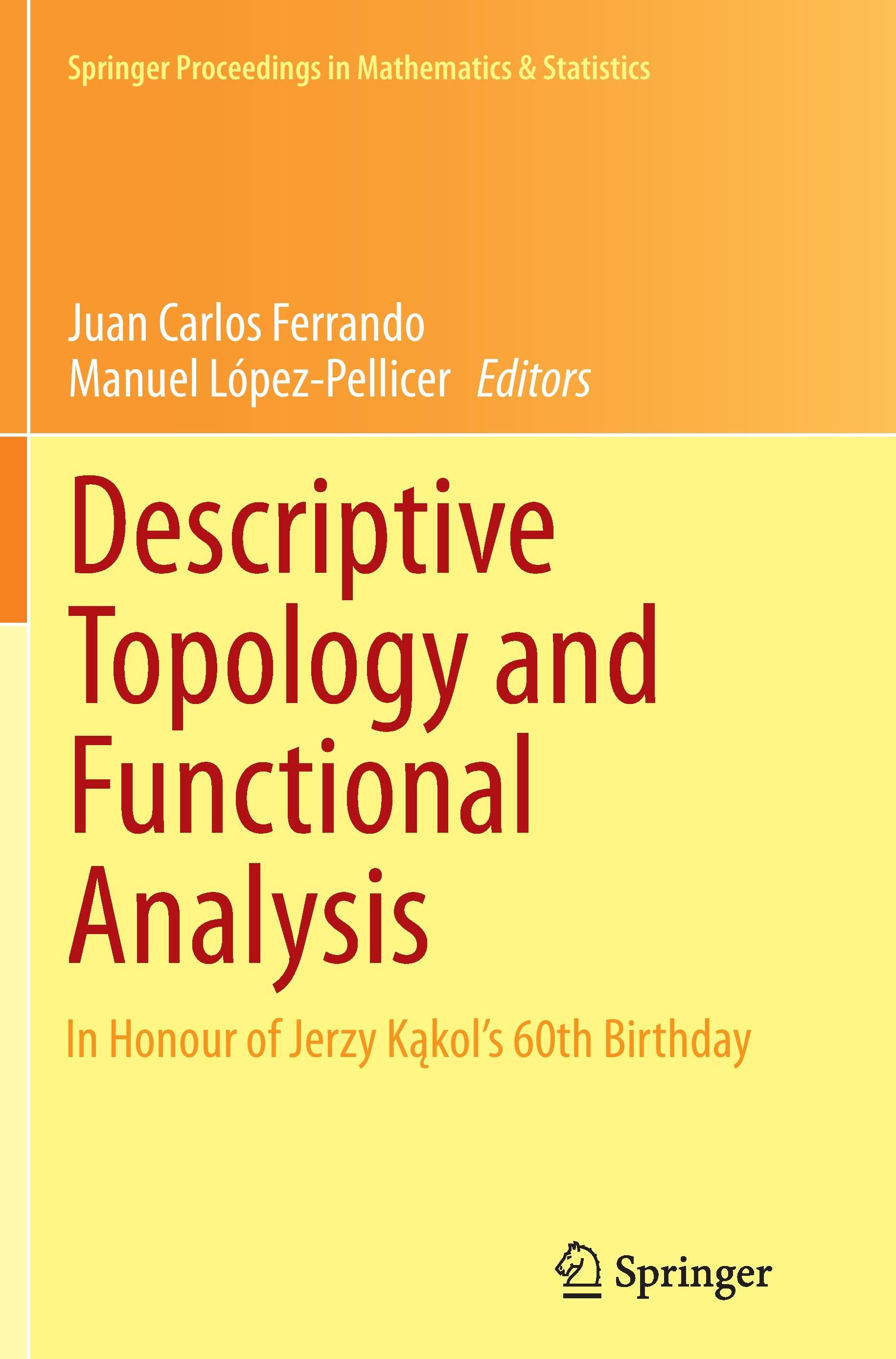 Descriptive Topology and Functional Analysis