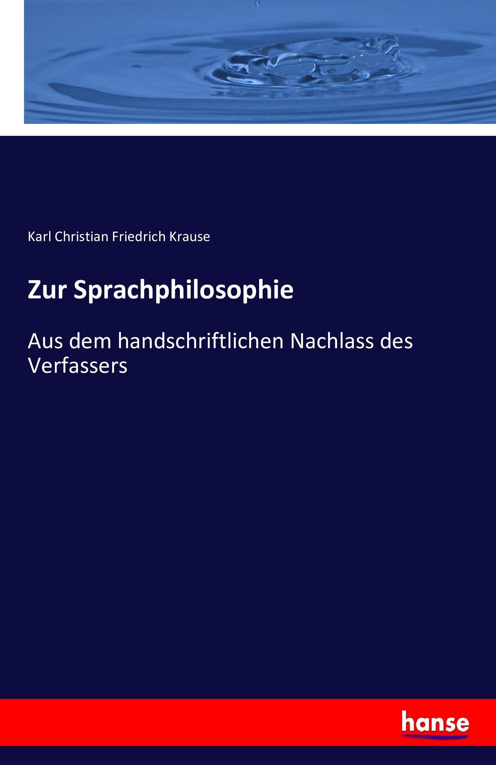 Zur Sprachphilosophie