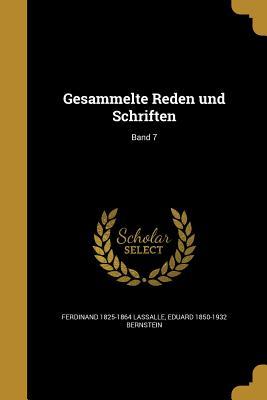 Gesammelte Reden und Schriften; Band 7