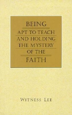 Being Apt to Teach and Holding the Mystery of the Faith