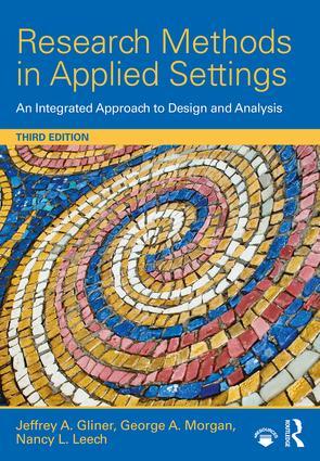 Research Methods in Applied Settings