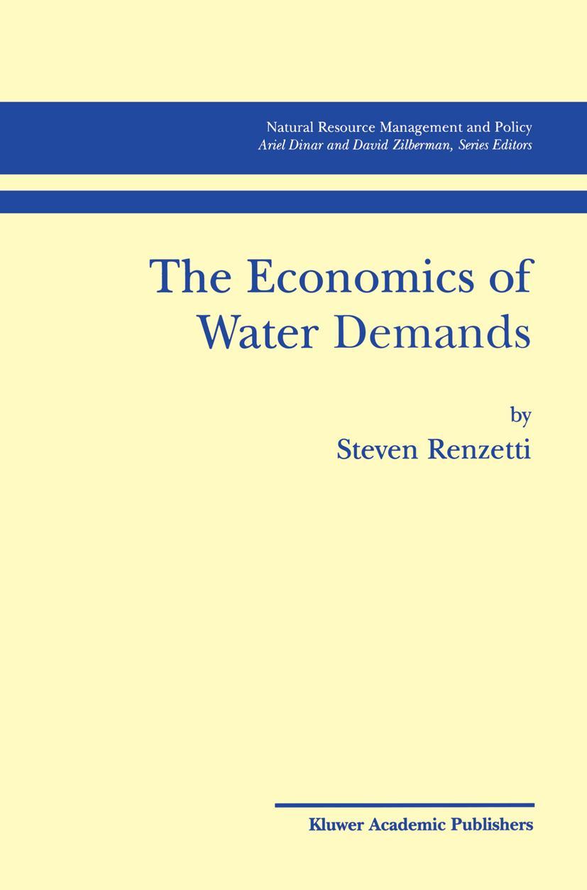 The Economics of Water Demands