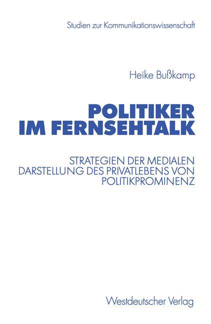 Politiker im Fernsehtalk