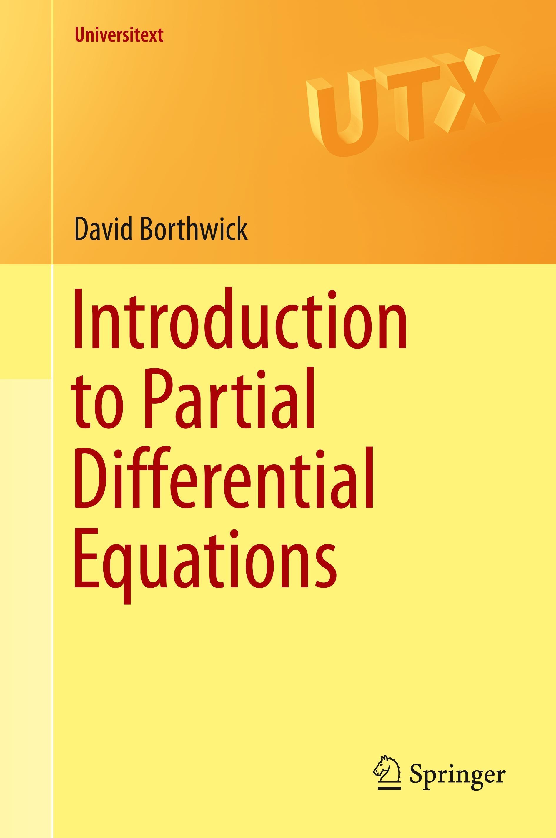 Introduction to Partial Differential Equations