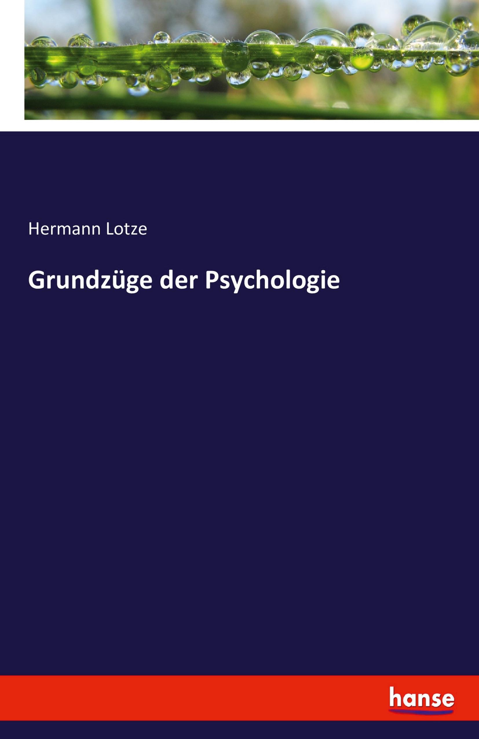 Grundzüge der Psychologie