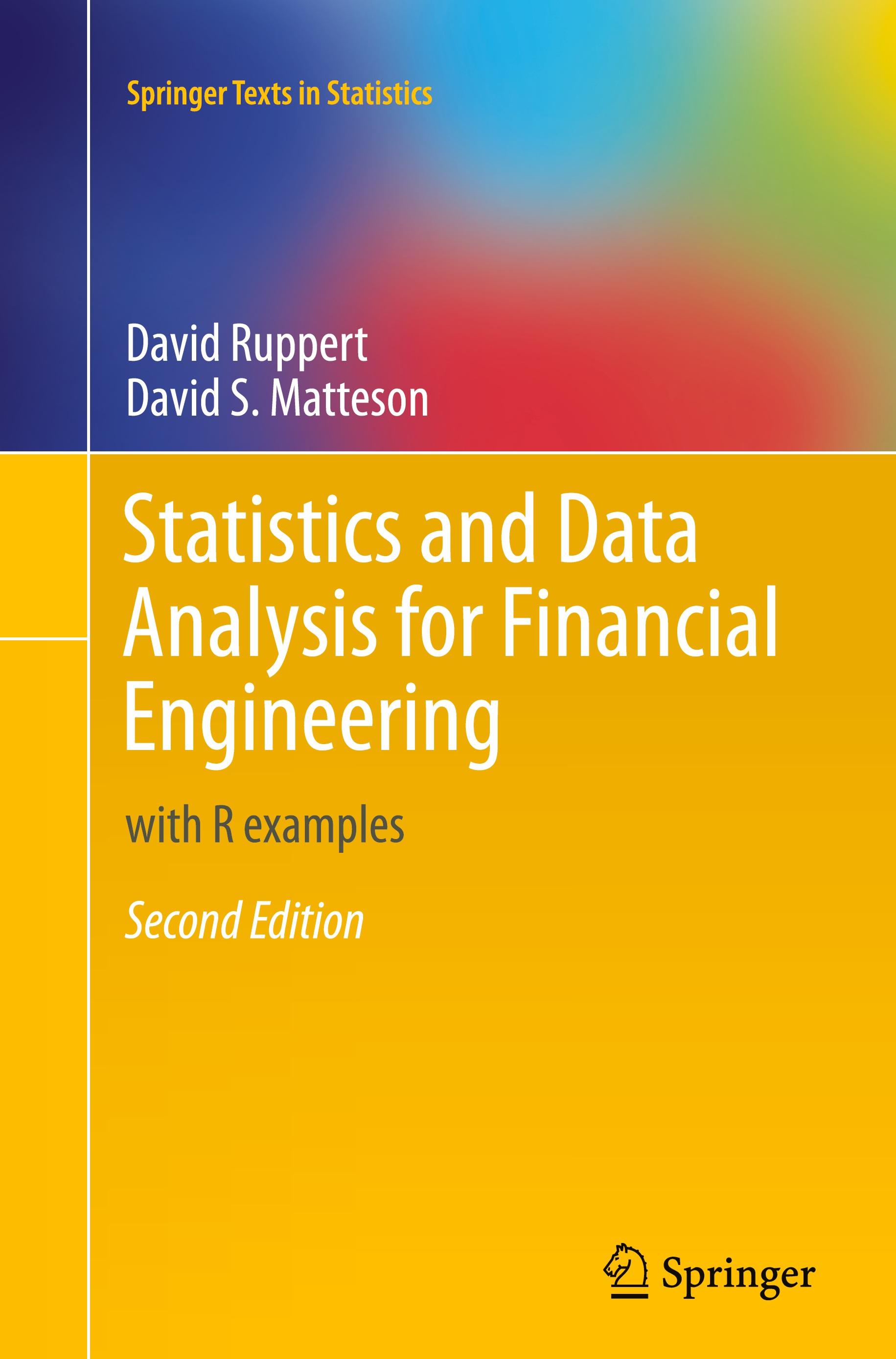 Statistics and Data Analysis for Financial Engineering