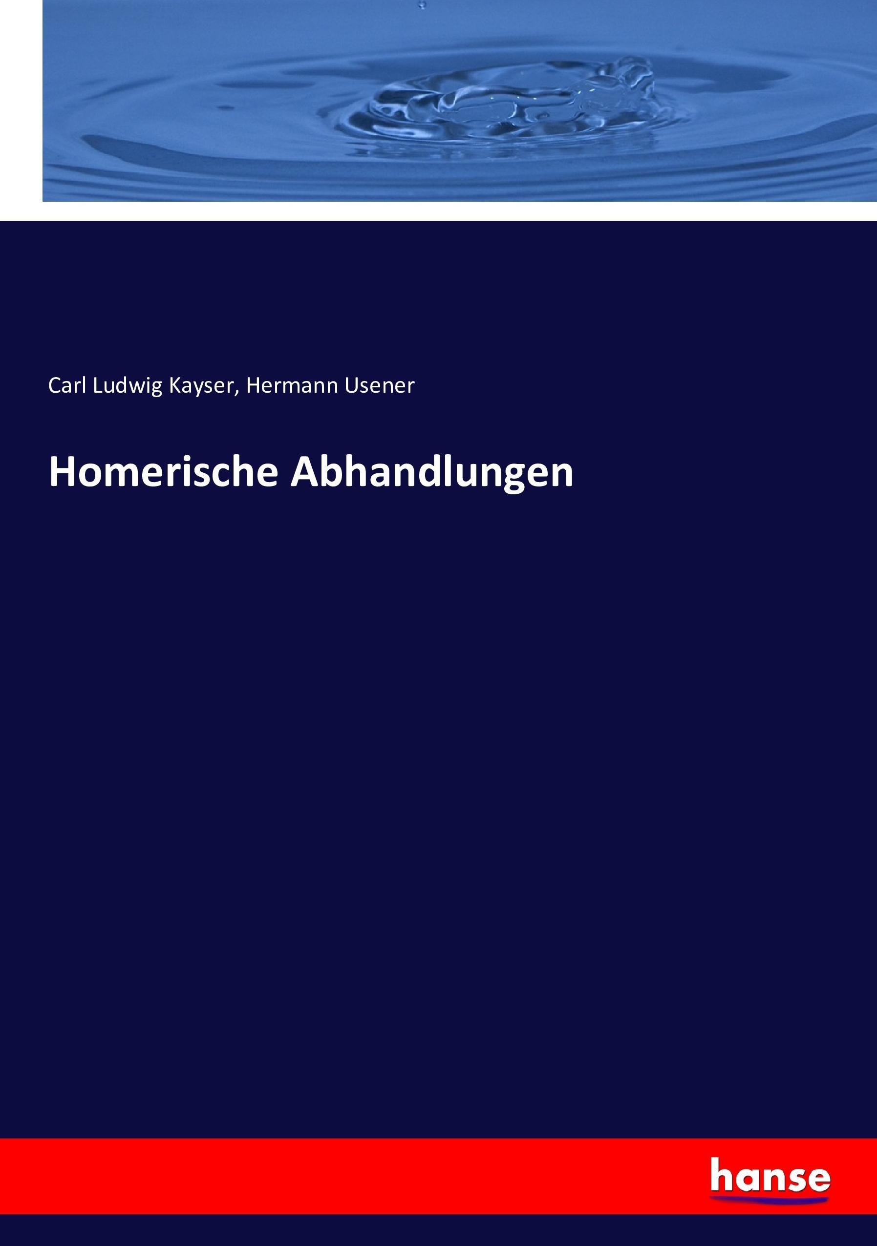 Homerische Abhandlungen