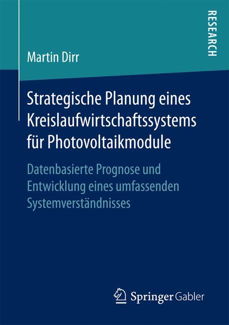 Strategische Planung eines Kreislaufwirtschaftssystems für Photovoltaikmodule