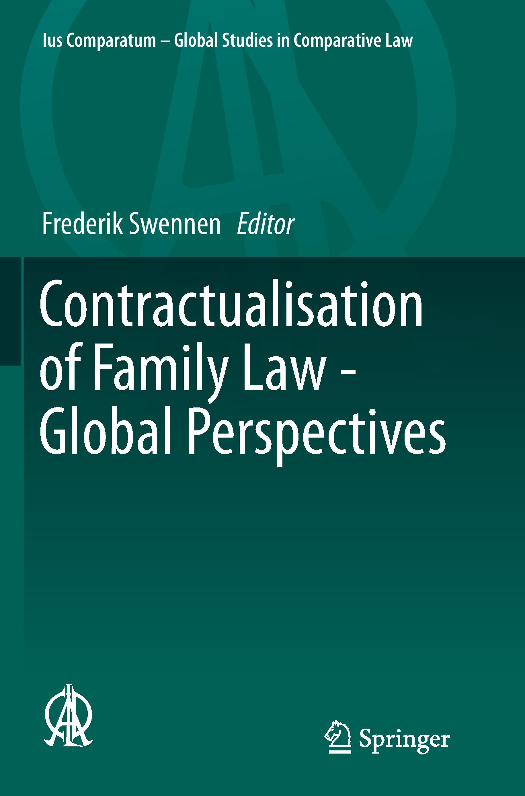 Contractualisation of Family Law - Global Perspectives