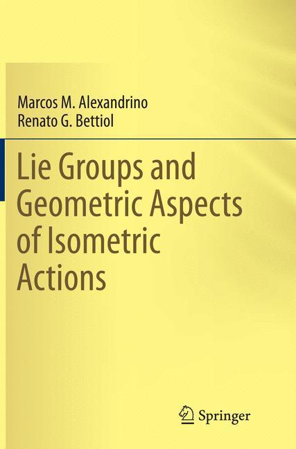 Lie Groups and Geometric Aspects of Isometric Actions