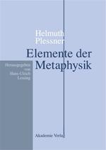 Helmuth Plessner, Elemente der Metaphysik