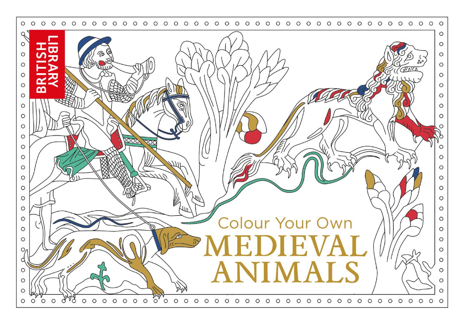 Colour Your Own Medieval Animals