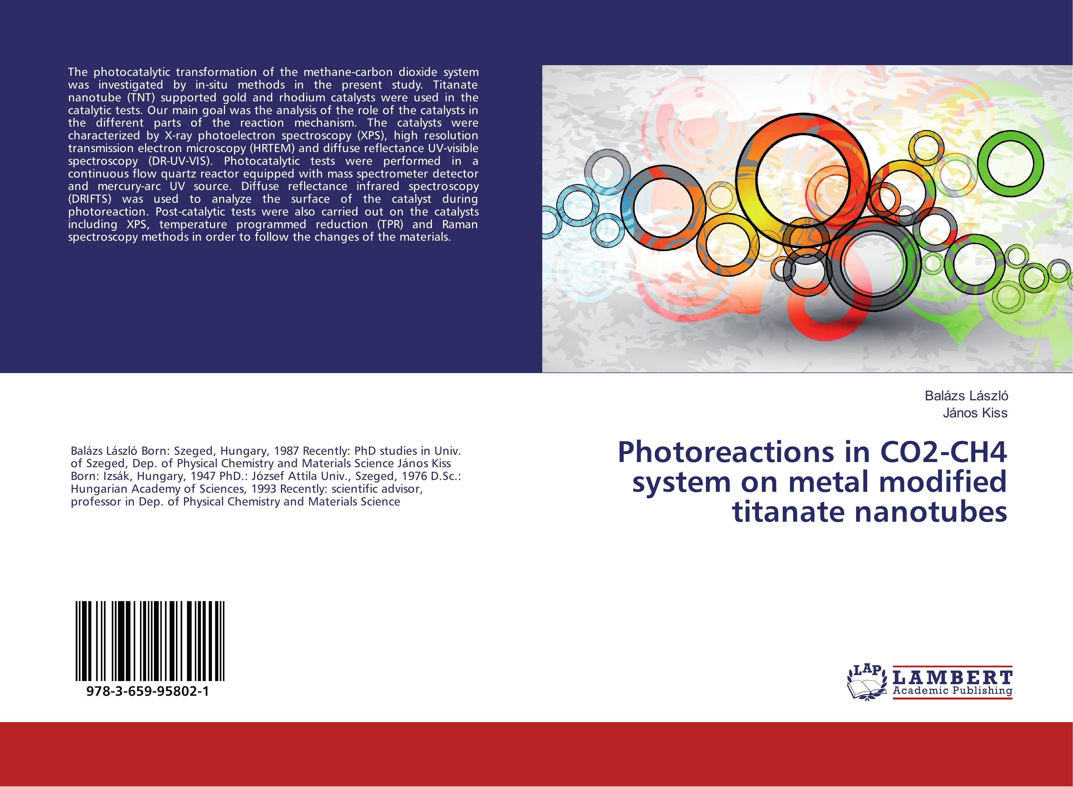 Photoreactions in CO2-CH4 system on metal modified titanate nanotubes