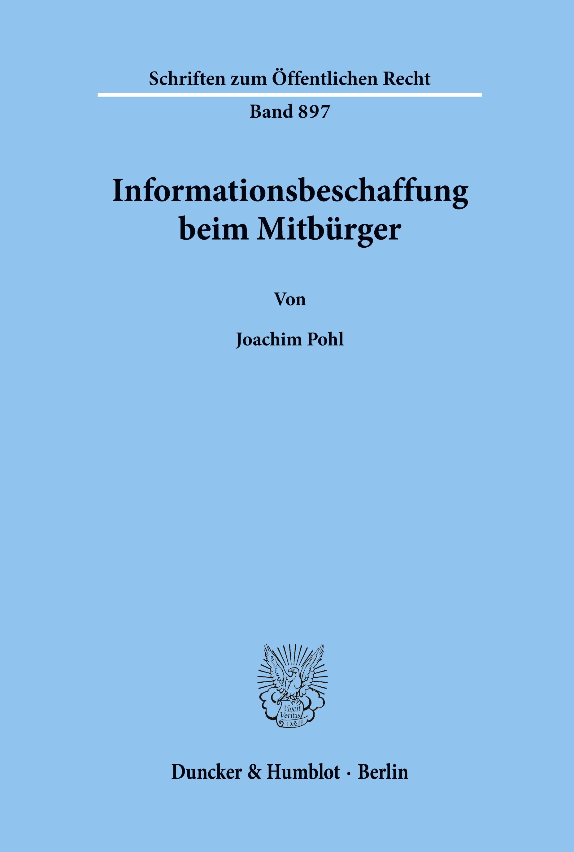 Informationsbeschaffung beim Mitbürger.