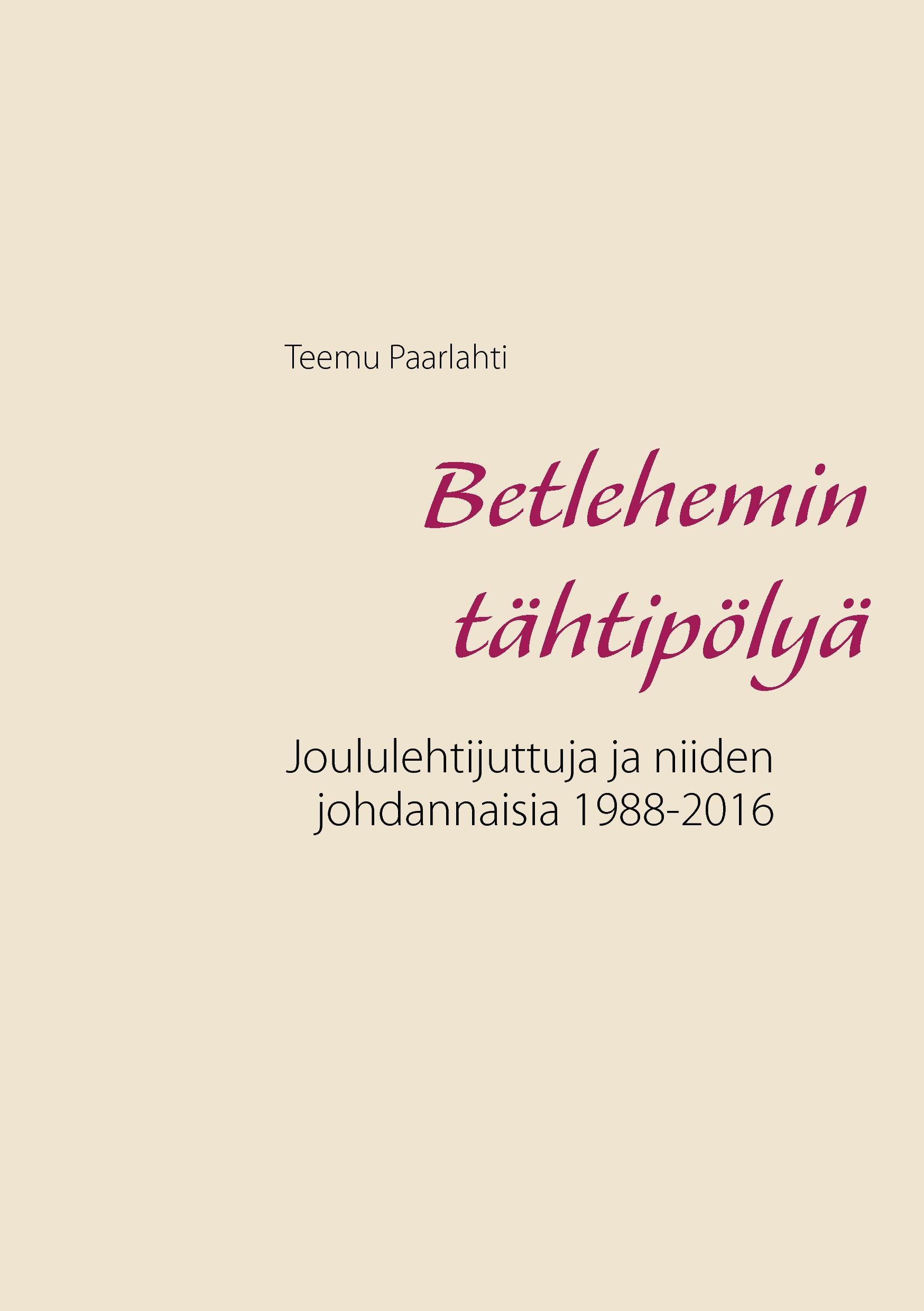 Betlehemin tähtipölyä