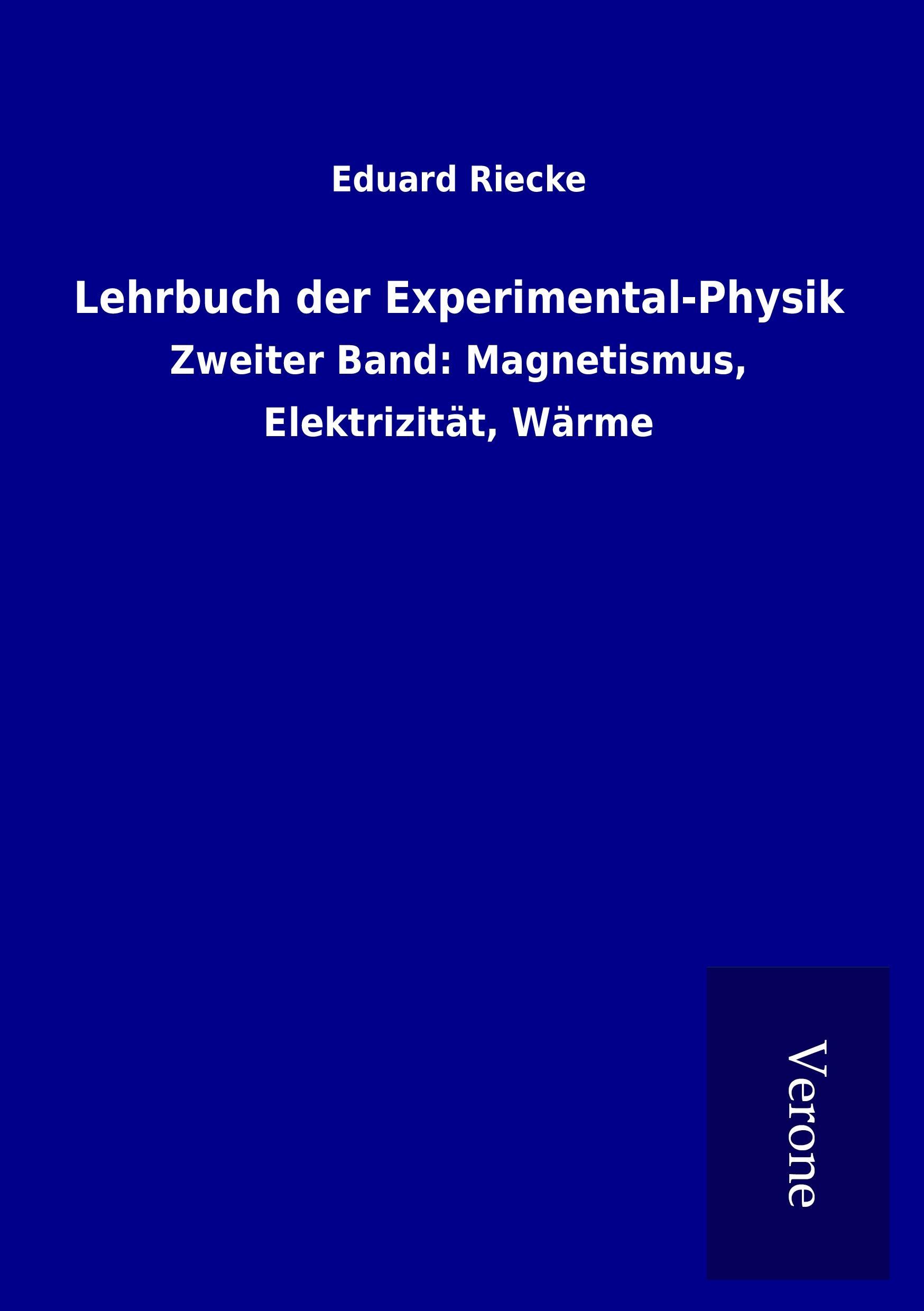 Lehrbuch der Experimental-Physik