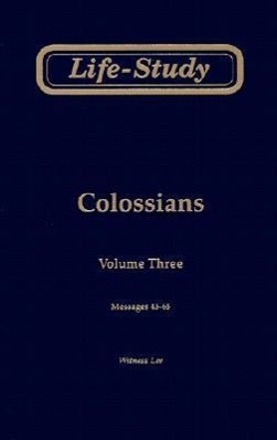 Life-Study of Colossians