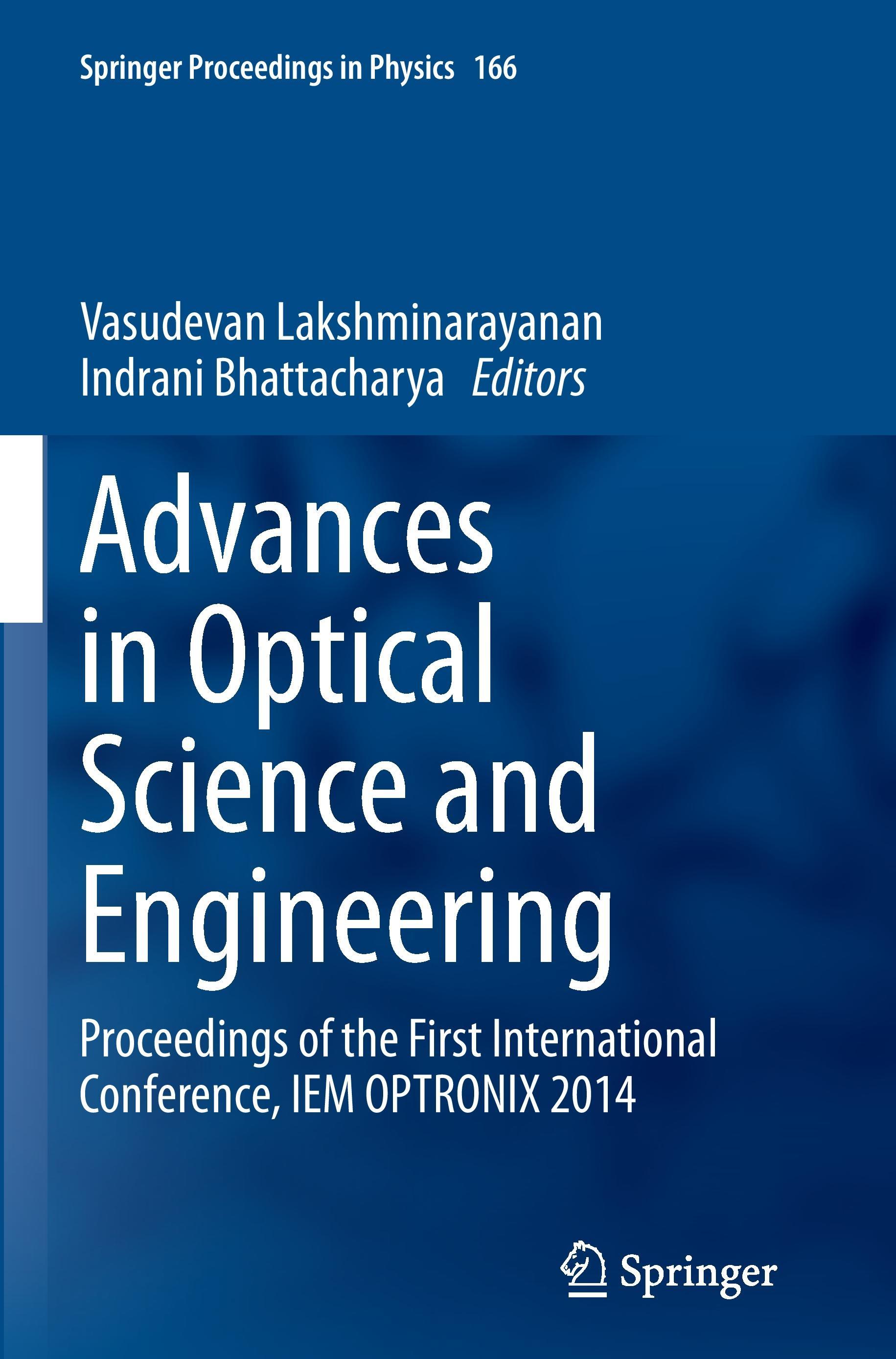 Advances in Optical Science and Engineering