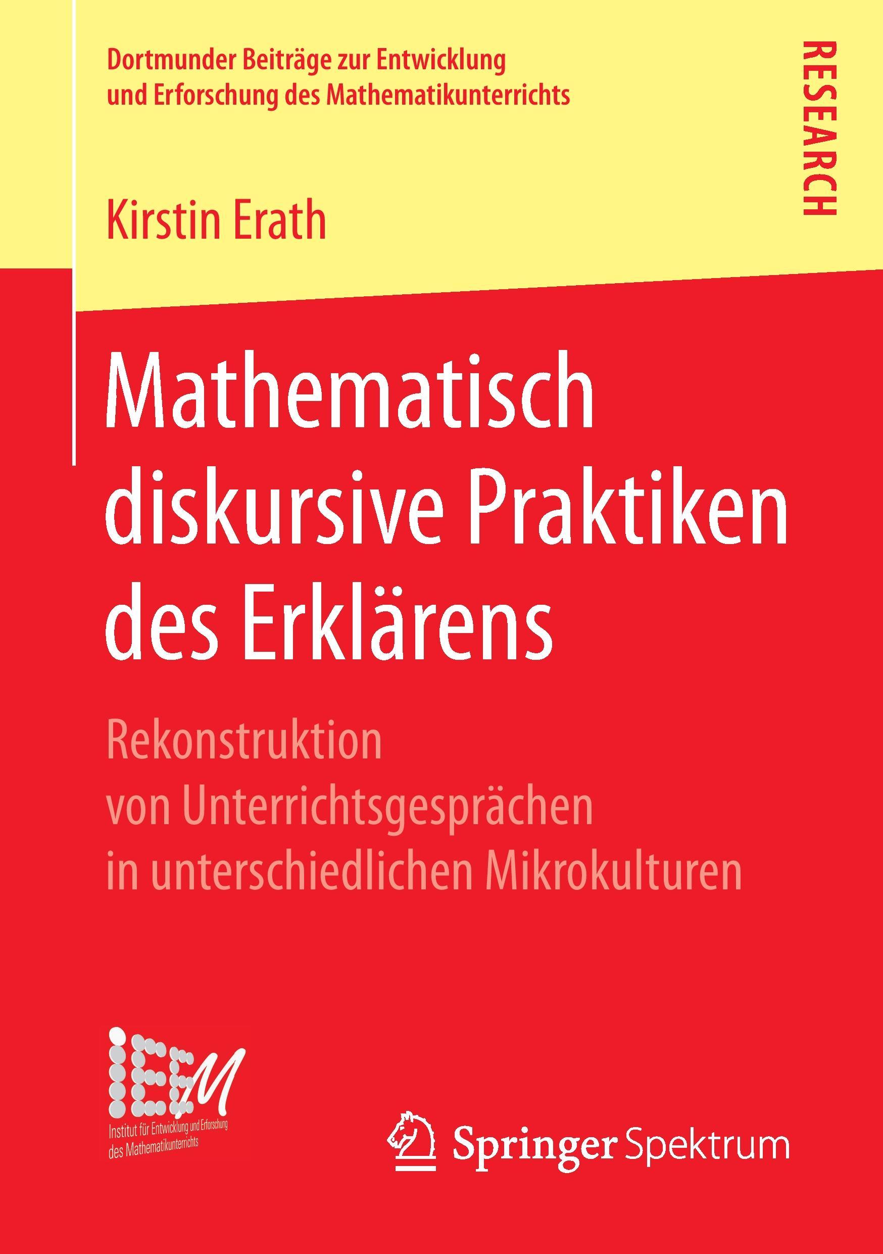 Mathematisch diskursive Praktiken des Erklärens