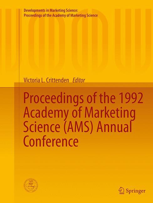 Proceedings of the 1992 Academy of Marketing Science (AMS) Annual Conference