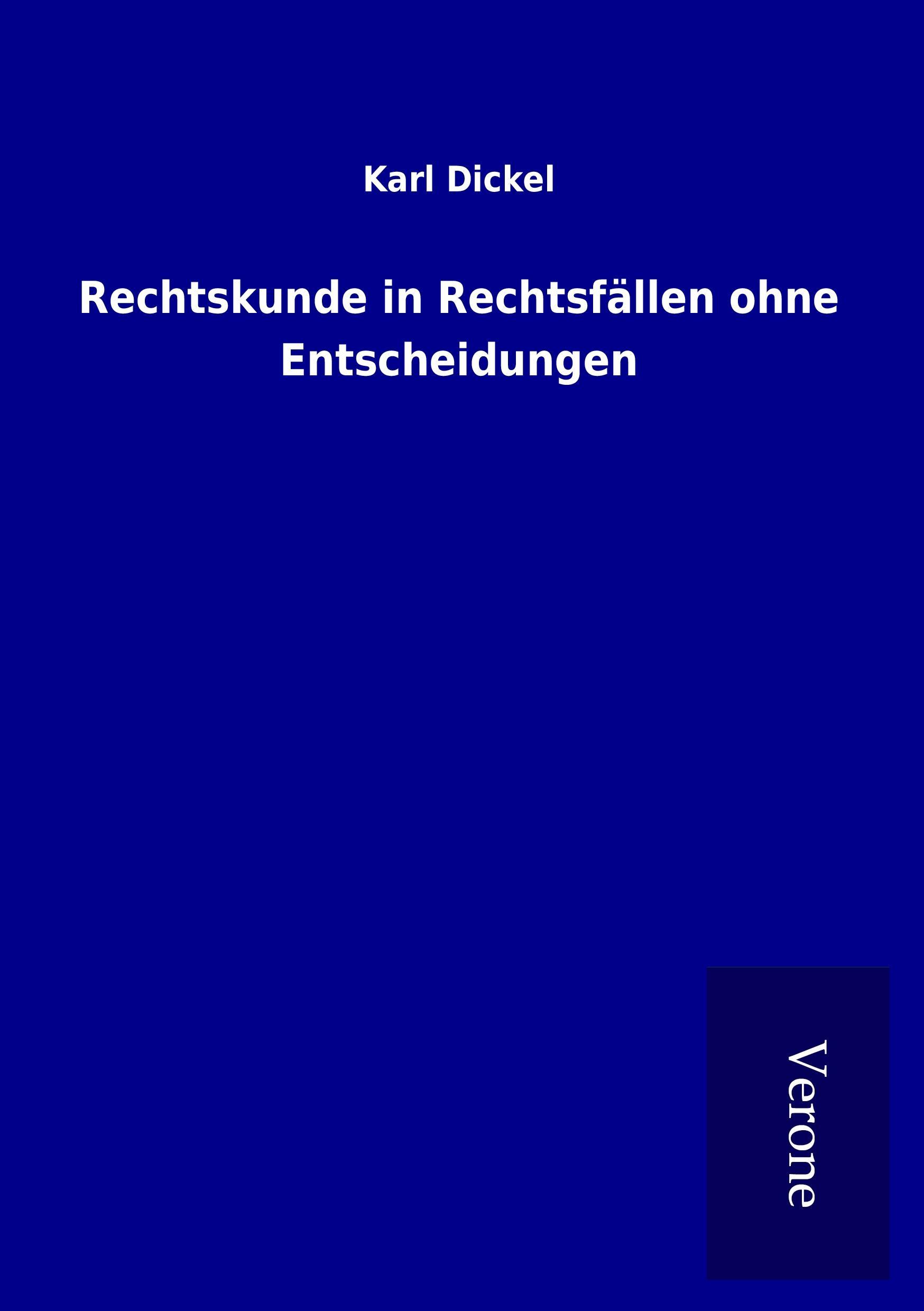 Rechtskunde in Rechtsfällen ohne Entscheidungen