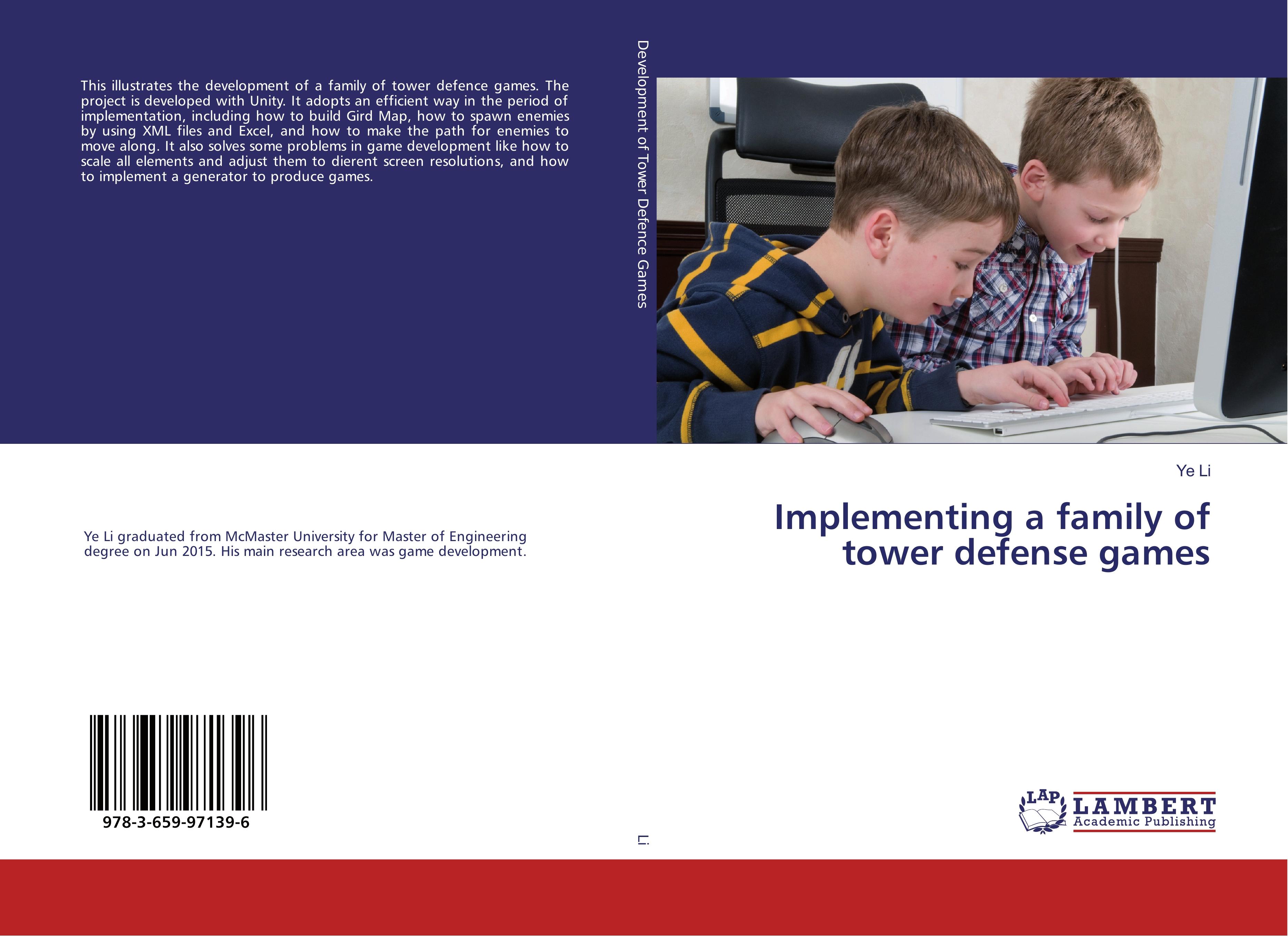 Implementing a family of tower defense games