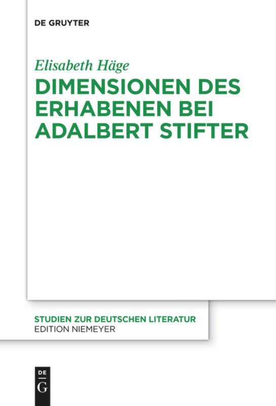 Dimensionen des Erhabenen bei Adalbert Stifter