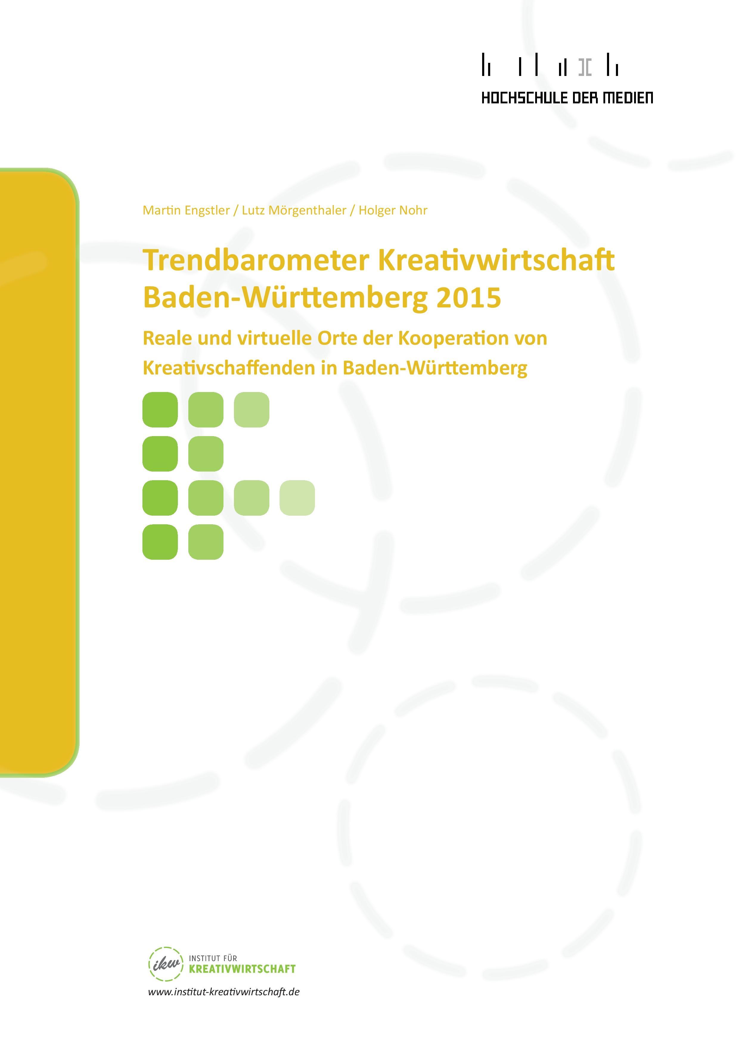 Trendbarometer Kreativwirtschaft Baden-Württemberg 2015