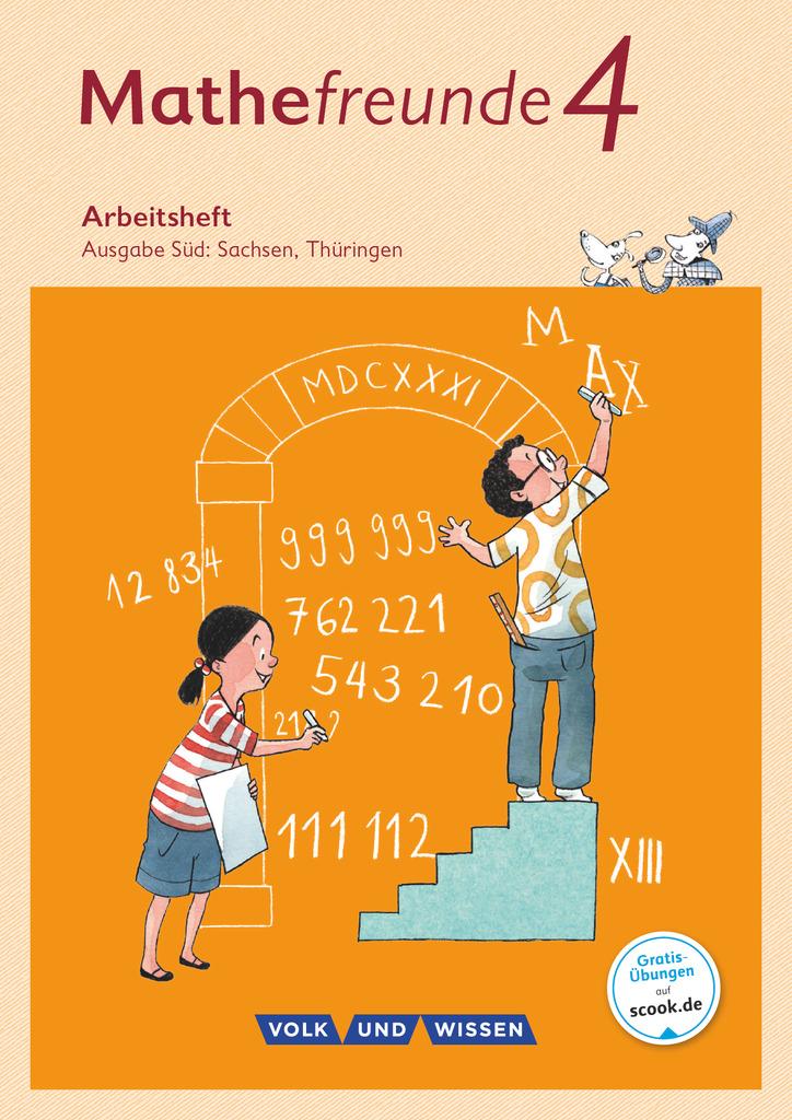 Mathefreunde 4. Schuljahr - Süd - Arbeitsheft