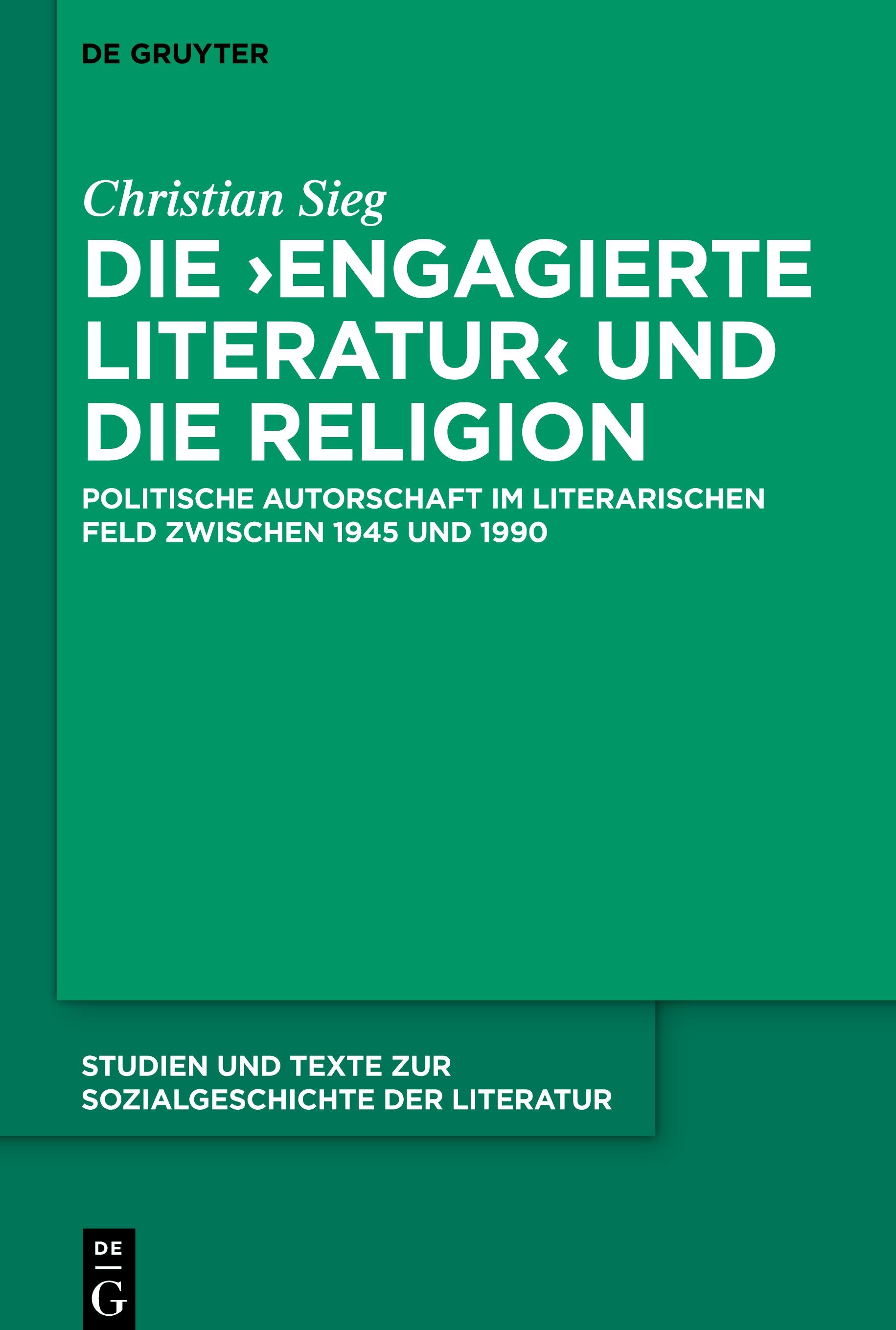 Die ¿engagierte Literatur¿ und die Religion