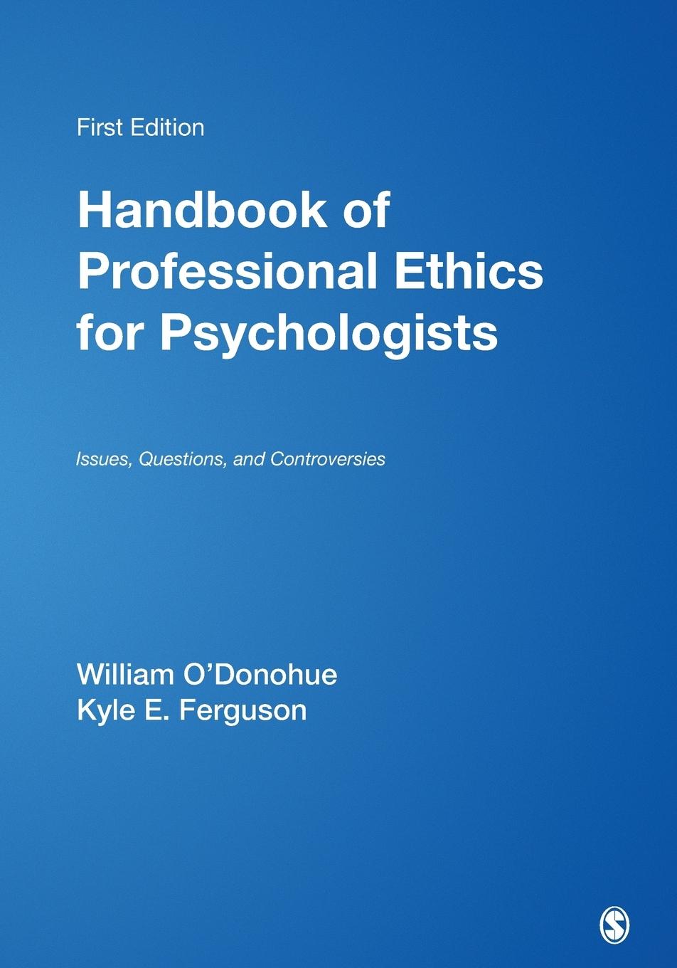 Handbook of Professional Ethics for Psychologists