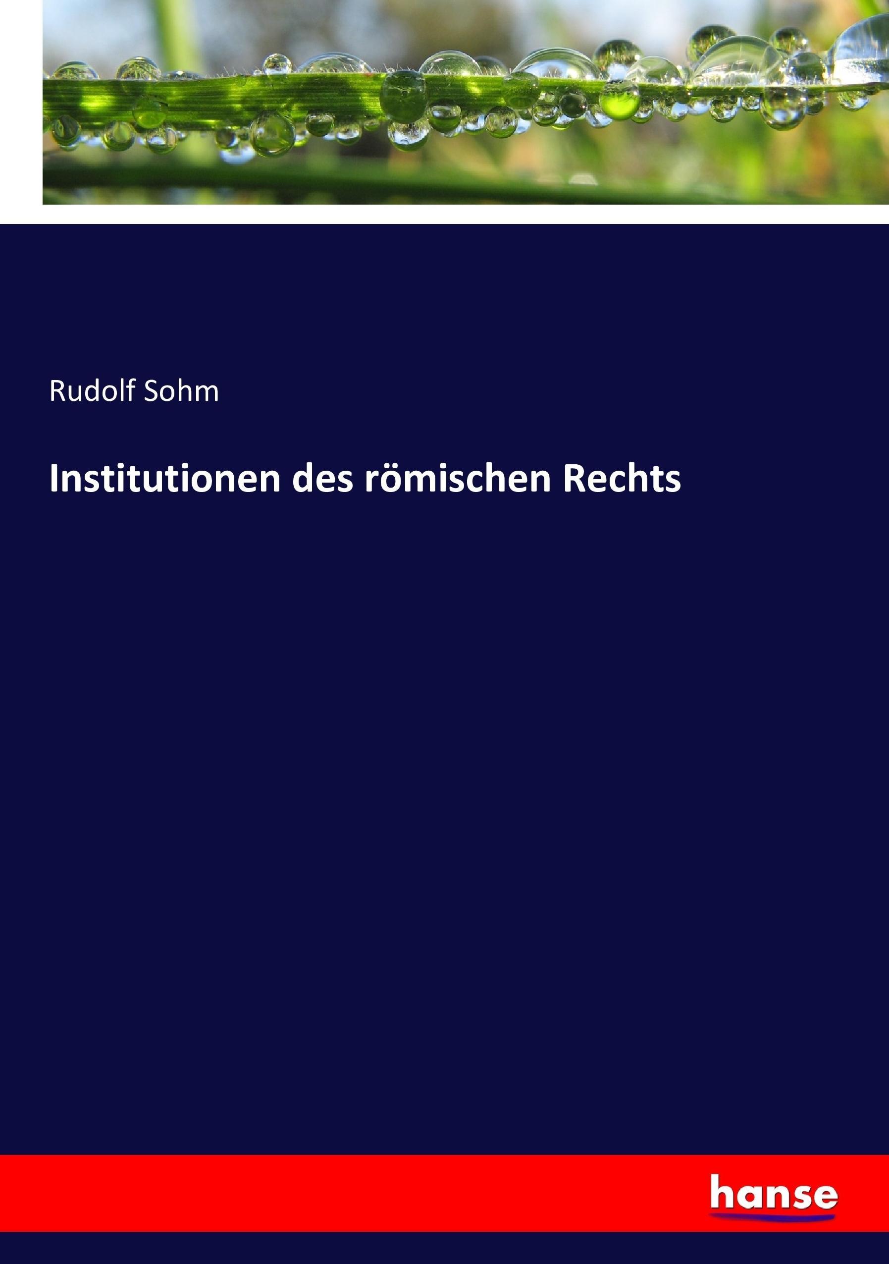 Institutionen des römischen Rechts