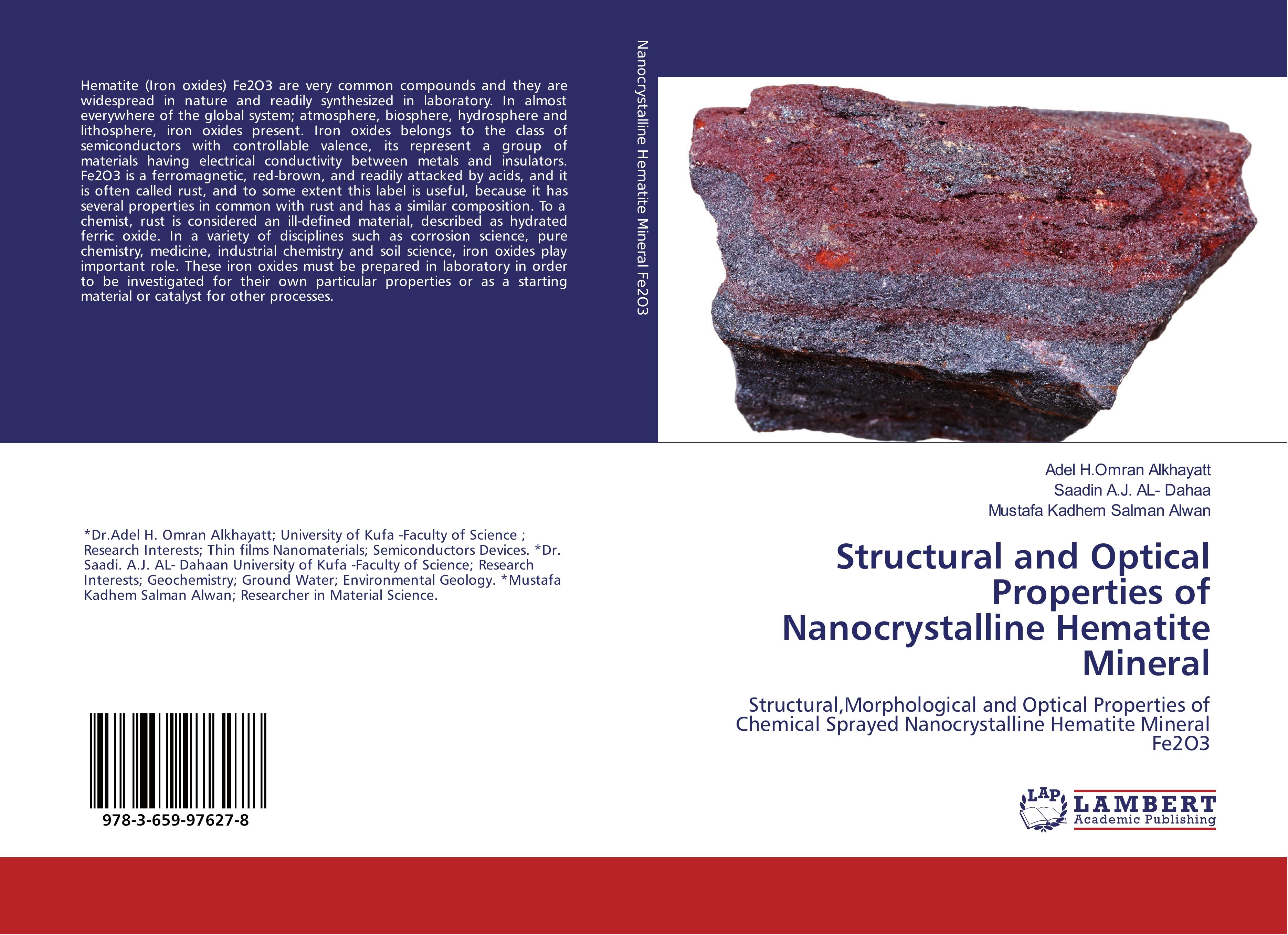 Structural and Optical Properties of Nanocrystalline Hematite Mineral