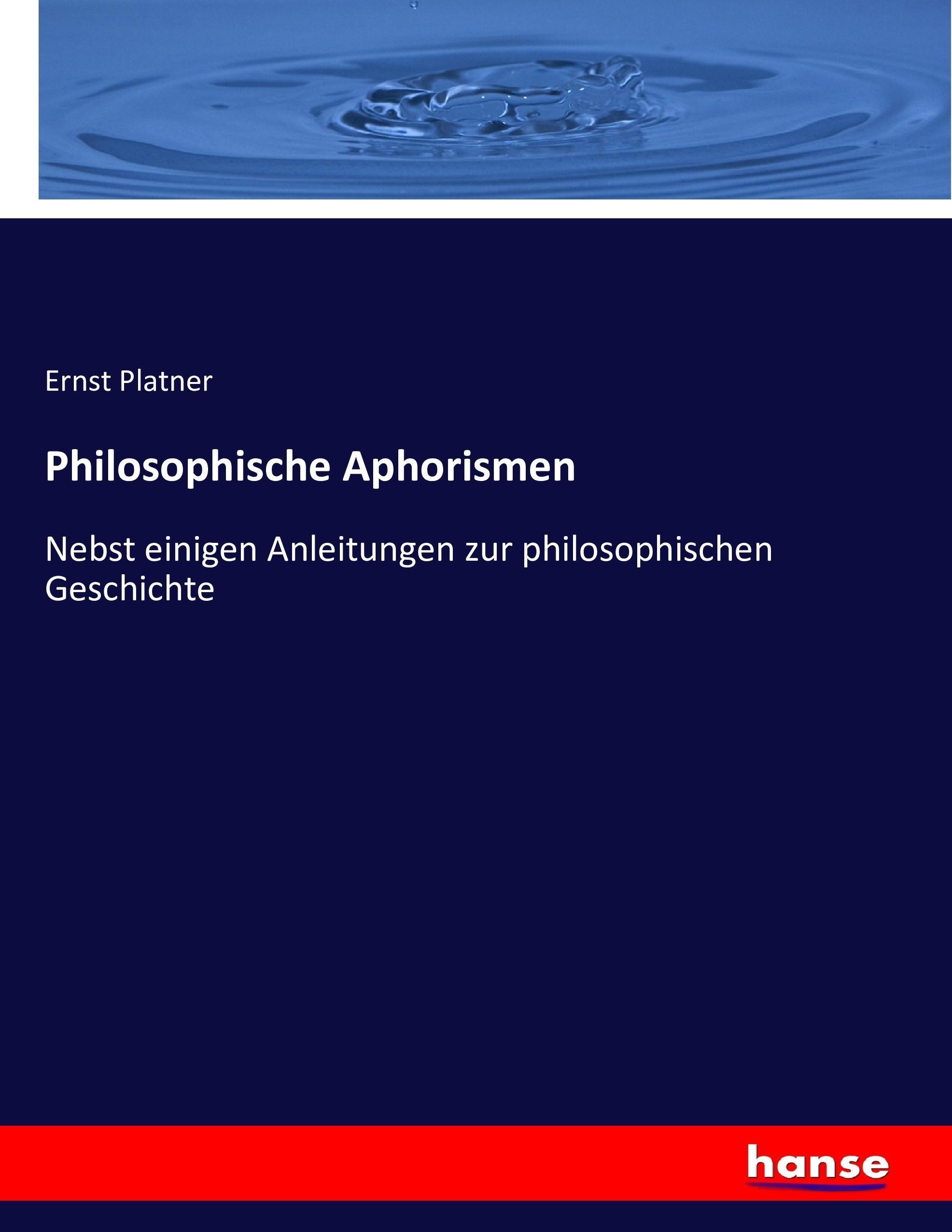 Philosophische Aphorismen