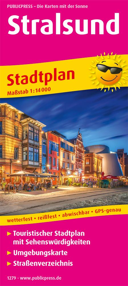 Stralsund. Stadtplan 1:14 000